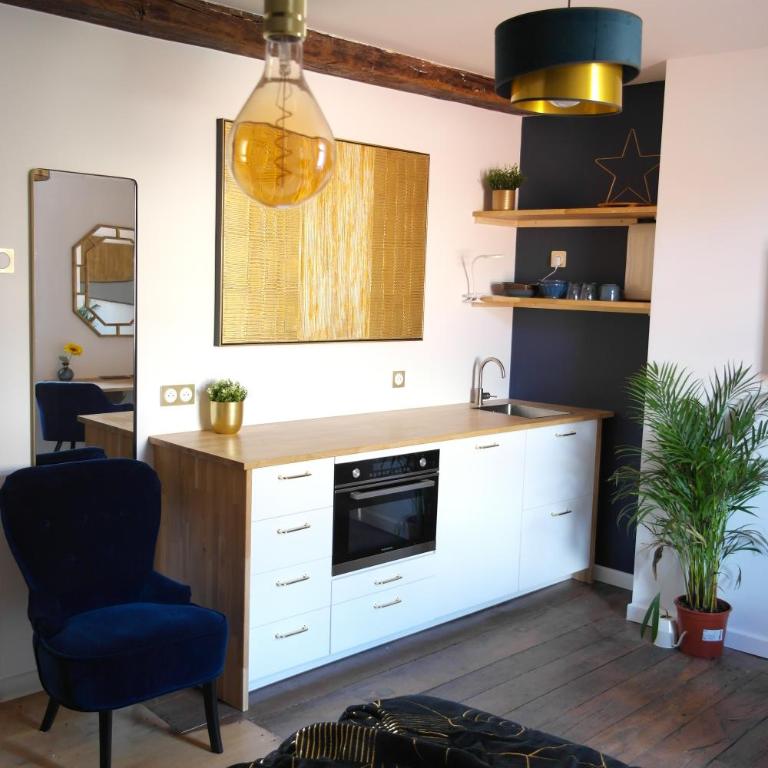 La Céleste, Et Pop Et Chic ! - Chambre Double avec Salle de Bains Privative - 4