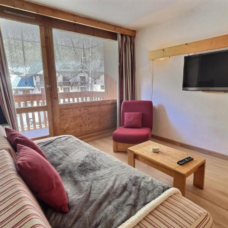 Grand studio mezzanine avec parking couvert, proche des pistes - FR-1-411-868 - Apartamento - 3