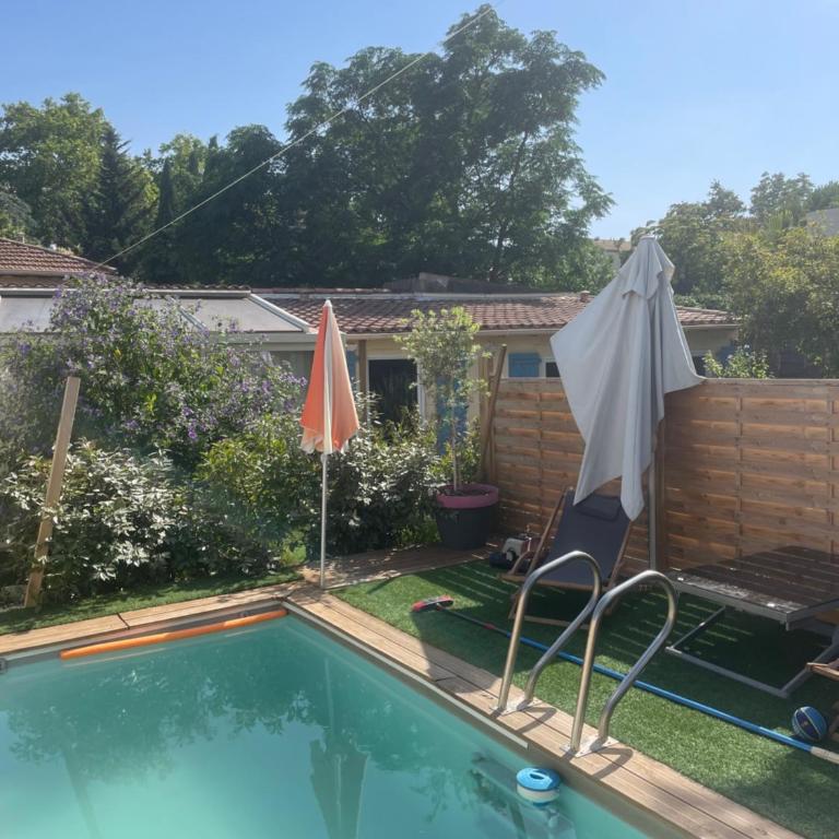 Houdarling Chalet et spa hammam jacuzzi et sauna - One-Bedroom House - 15