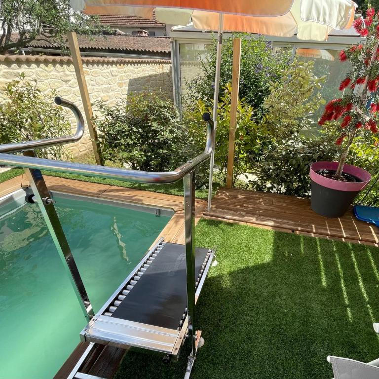 Houdarling Chalet et spa hammam jacuzzi et sauna - One-Bedroom House - 16