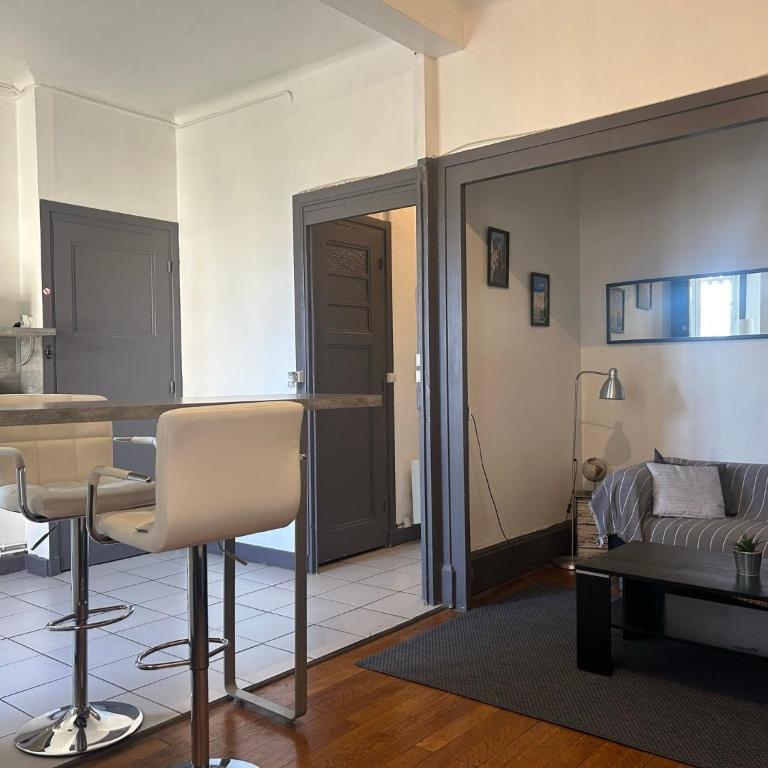 Spacieux cosy - 1 chambre Appartement - LYON Perrache Confluence 50 M2 - One-Bedroom Apartment - 1