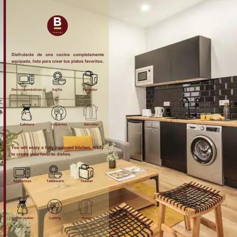 Alegría Urbana cerca de calle Alcalá - Two-Bedroom Apartment - 3
