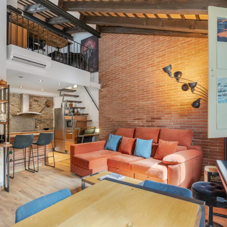 Apartamento dúplex en el Barri Vell, Girona - Apartamento de 2 dormitorios - 5