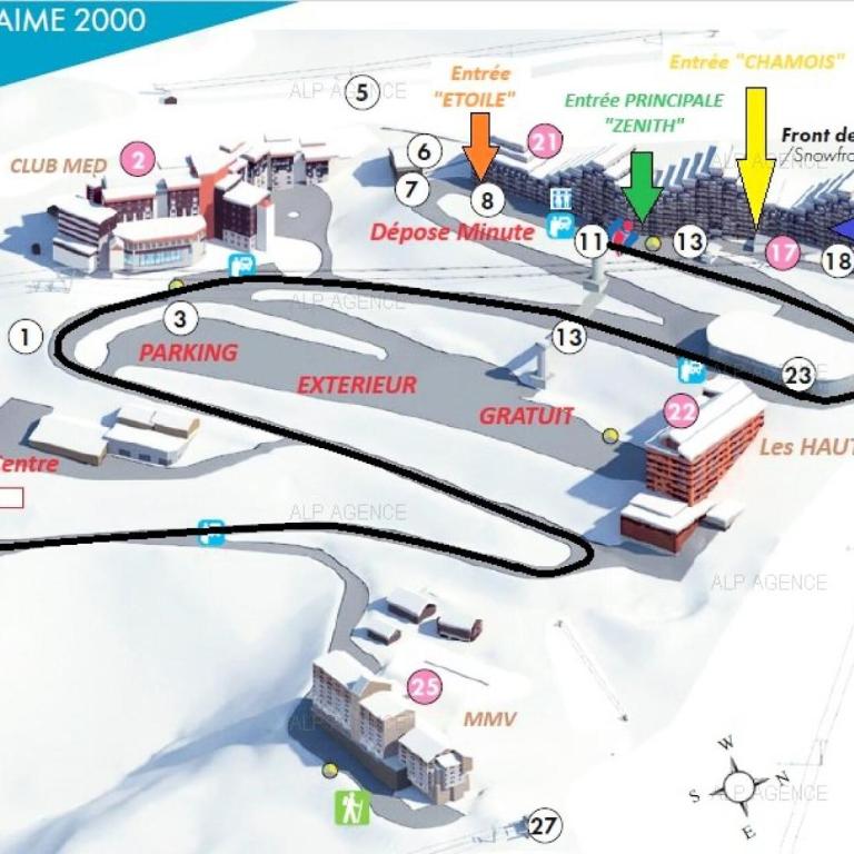Résidence Aime 2000 - Studio 3/4 pers - AIME 2000 - PLAGNE AIME 2000 - C03A2 MAE-0944 - Studio - 11