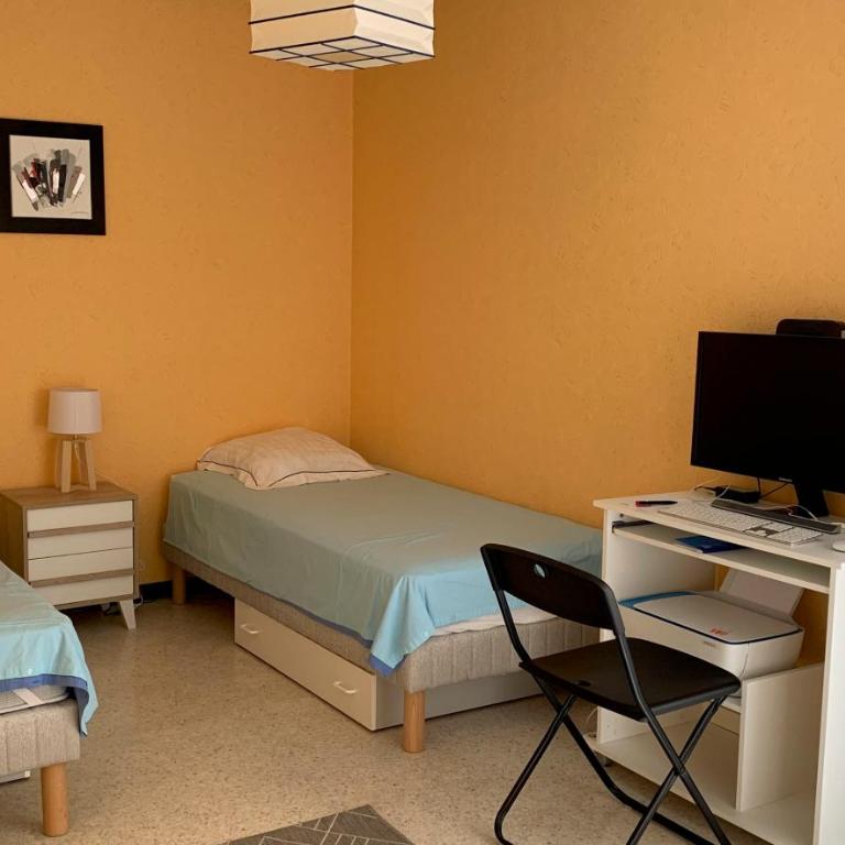 3p à Banyuls-sur-mer traversant mer-montagne - Two-Bedroom Apartment - 10