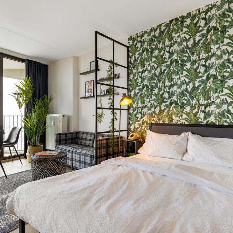 Studio an der Kongresshalle mit Blick über die Stadt - Apartment mit 1 Schlafzimmer - 6