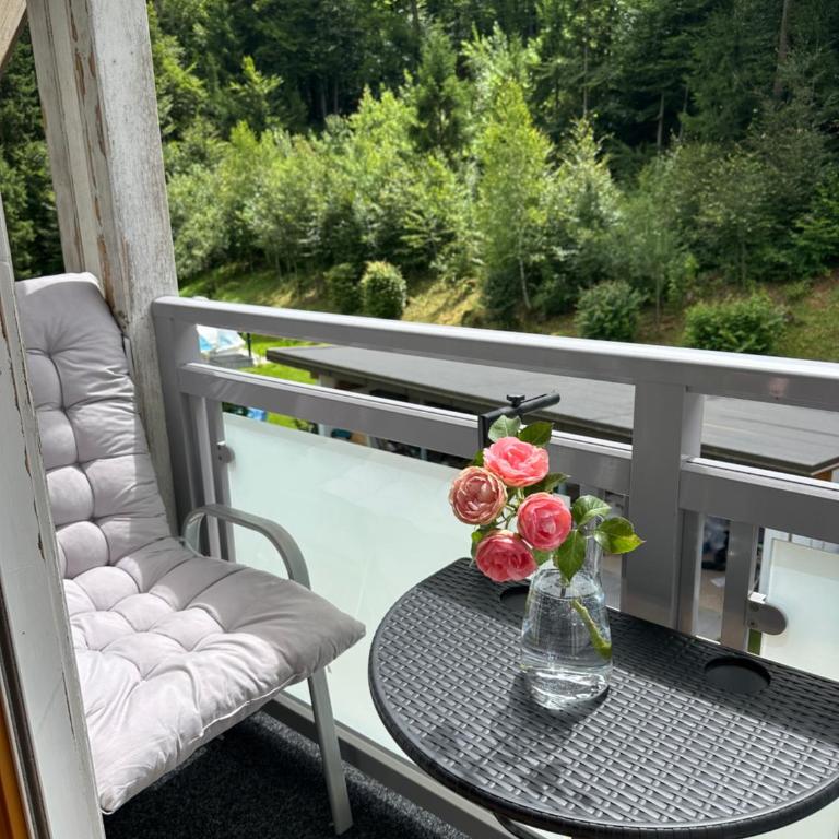 Ferienwohnung Waldblick, Faaker See - Apartment mit 1 Schlafzimmer und Balkon - 12