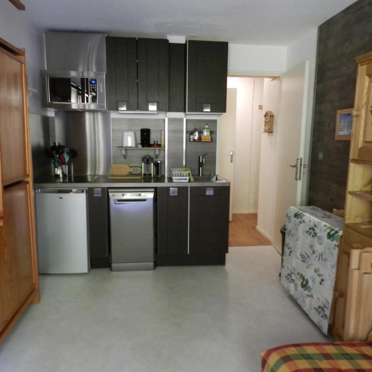 Studio 3 pers, face pistes, balcon, Le Pleynet - Appartement 1 Chambre - 1