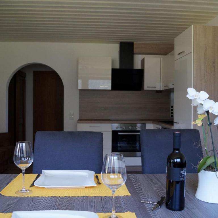 Pension Riese - Apartment mit 1 Schlafzimmer, Balkon und Bergblick - 24