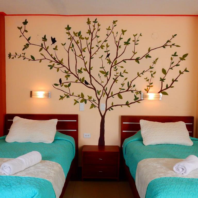Hostal Dulce Amanecer - Habitación Doble - 2 camas - 6