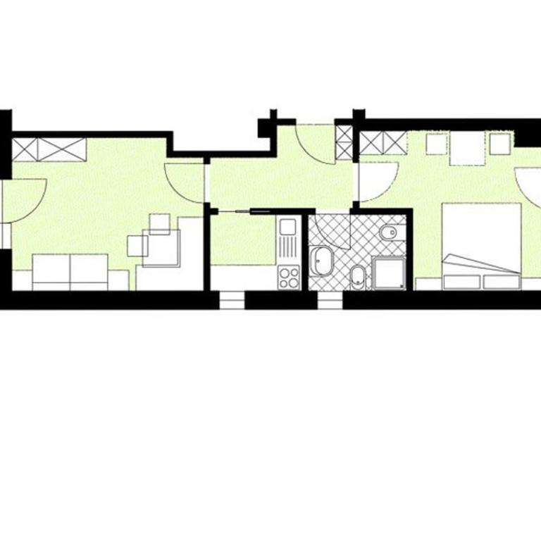 Residence Sas Vanna - Appartamento Superior con 1 Camera da Letto, Balcone e Vista Montagna - 3