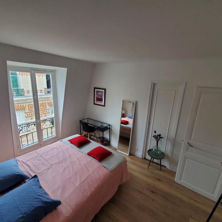 Guest room paris - R&M - Chambre Deluxe avec 2 Lits Queen-Size - 3