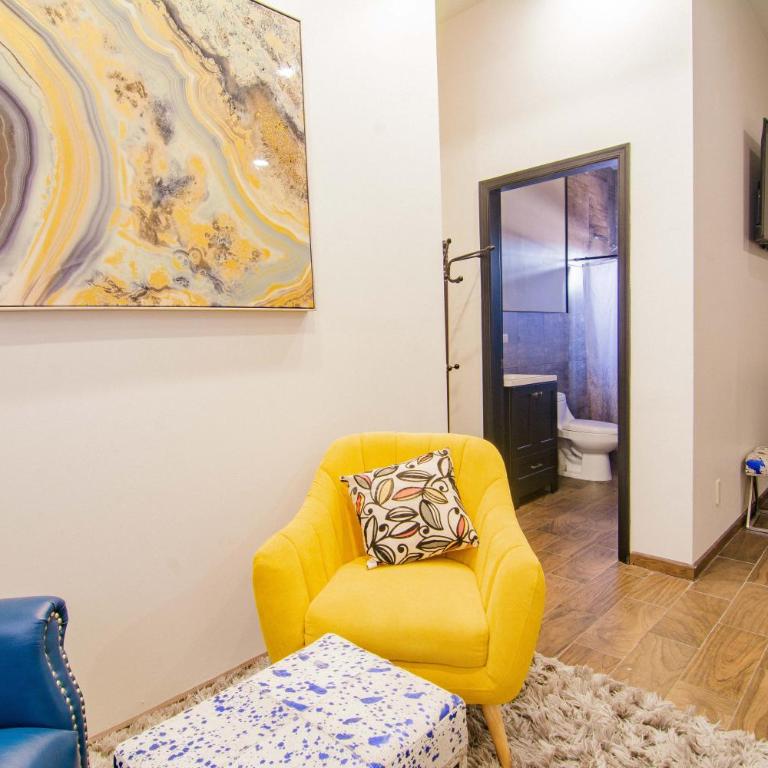 Quinta San Carlos Ensenada - Habitación Doble con baño privado - 2 camas - 8