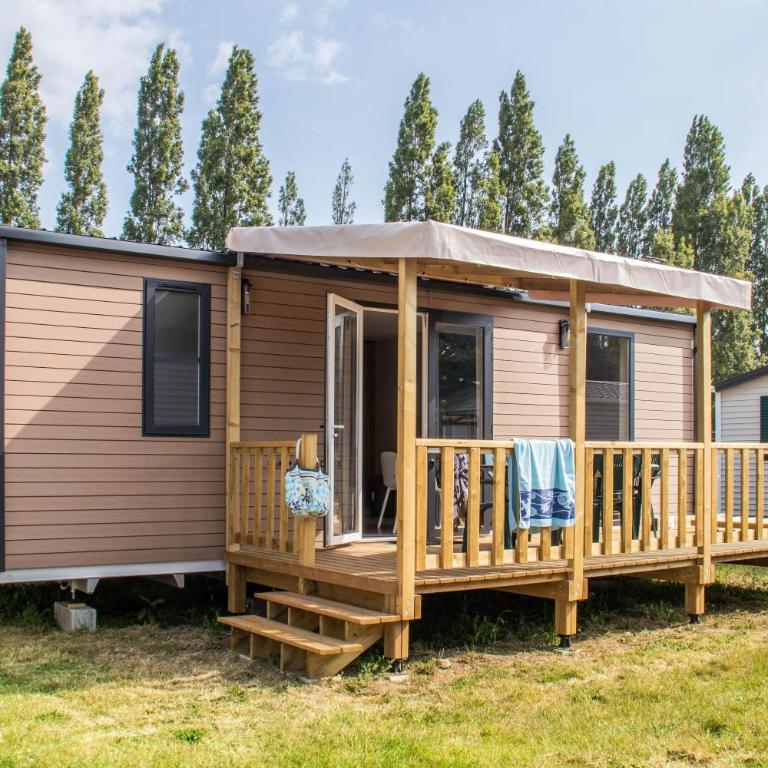 Camping Domaine de la Ville Huchet - Mobil Home Comfort Chausey 2 Bedrooms - 1