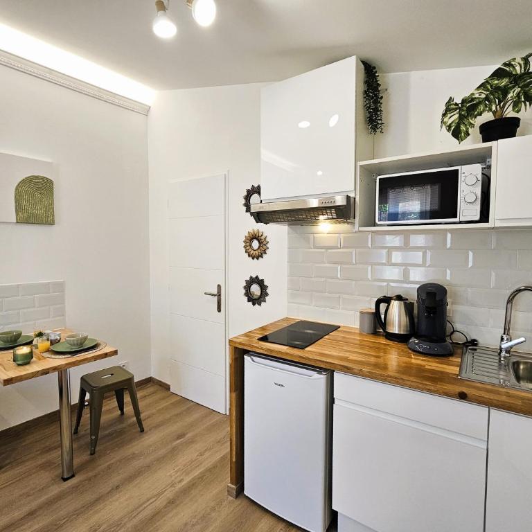 Tout confort ! Ville, Climatisation, Parking, Wifi, Calme, TV - Apartamento de 1 dormitorio - 5