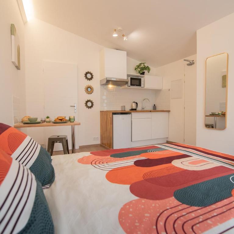 Tout confort ! Ville, Climatisation, Parking, Wifi, Calme, TV - Apartamento de 1 dormitorio - 11