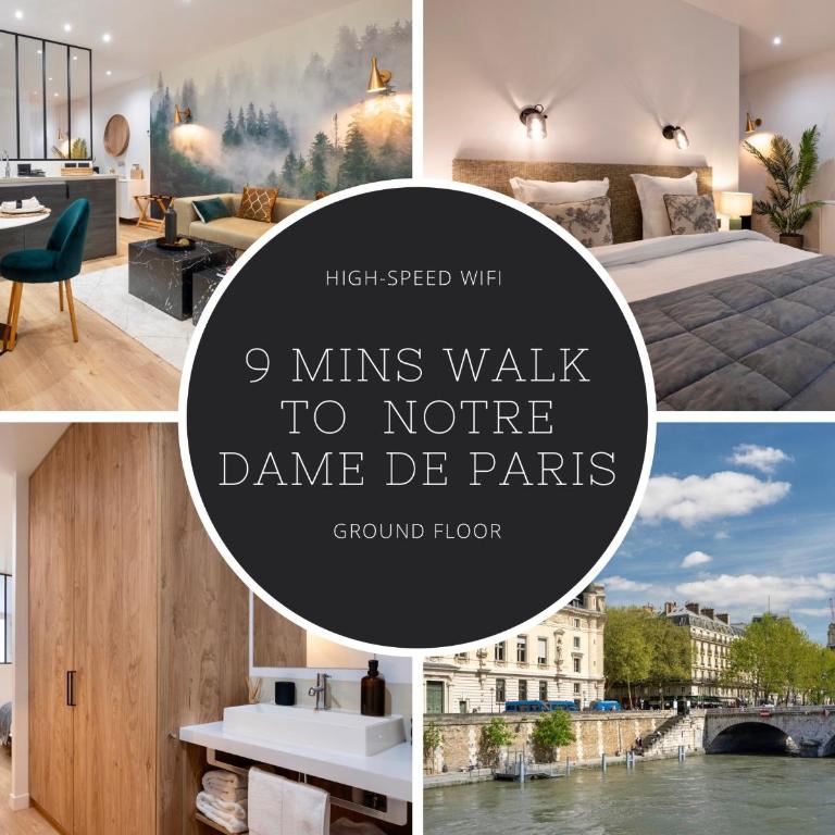 Paris Central Gem 9 Min Walk to Notre-Dame and Louvre - Appartamento Deluxe con 1 Camera da Letto - 1