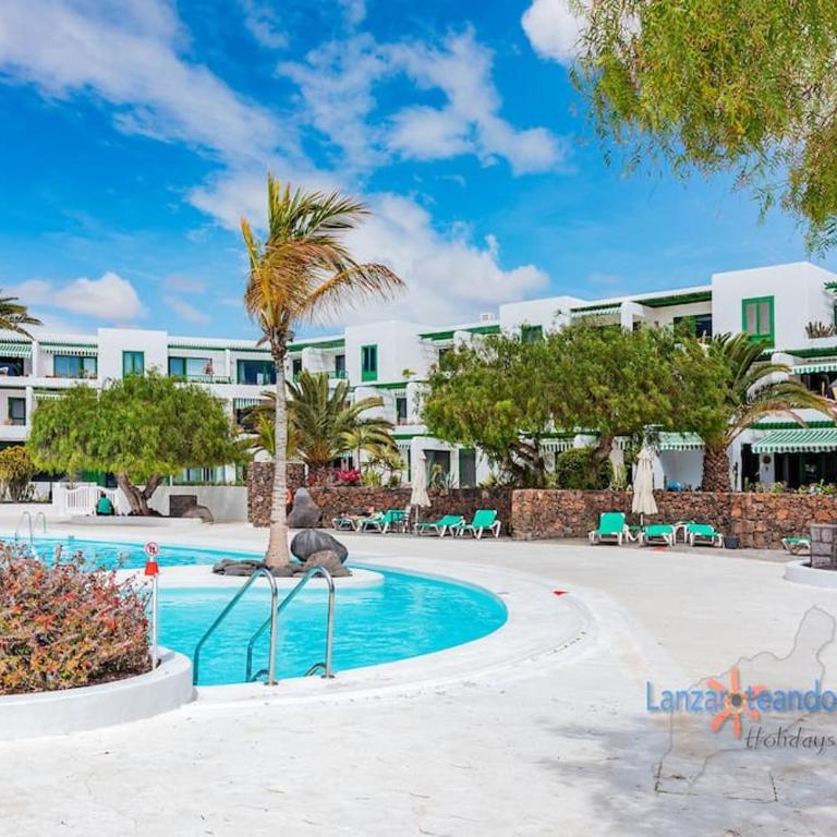 House of the Horizon Playa Las Cucharas VV penthouse with sea & pool view AIRCON - Apartamento de 2 dormitorios con balcón y vistas al mar - 19