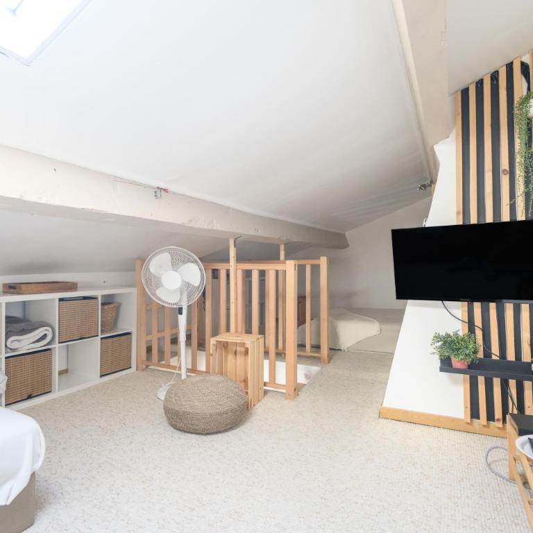 LA PERLE, Studio 50 m de la PLAGE , parking, clim, Rivage Privilège - Appartement 1 Chambre - 25