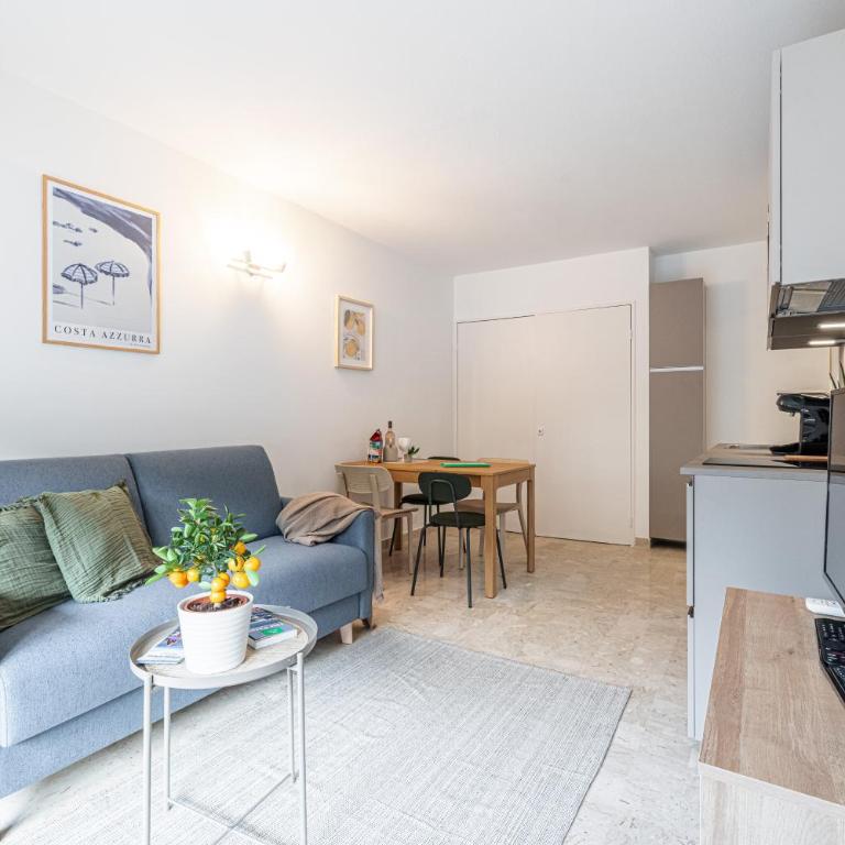 Appartement 2P rénové avec terrasse au Port de Nice - Apartamento de 1 dormitorio - 17