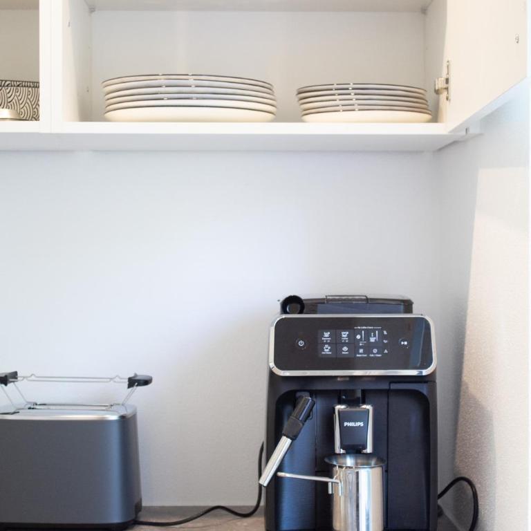 Apartment im Luftkurort Kißlegg, frisch renoviert, Balkon, Boxspringbetten, SmartTV, Playstation, Kaffevollautomat, ruhig, familienfreundlich - Apartment mit 2 Schlafzimmern - 8