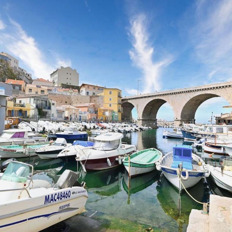 duplex design, calme, au vallon des auffes, bord de mer - Apartment mit 2 Schlafzimmern - 13
