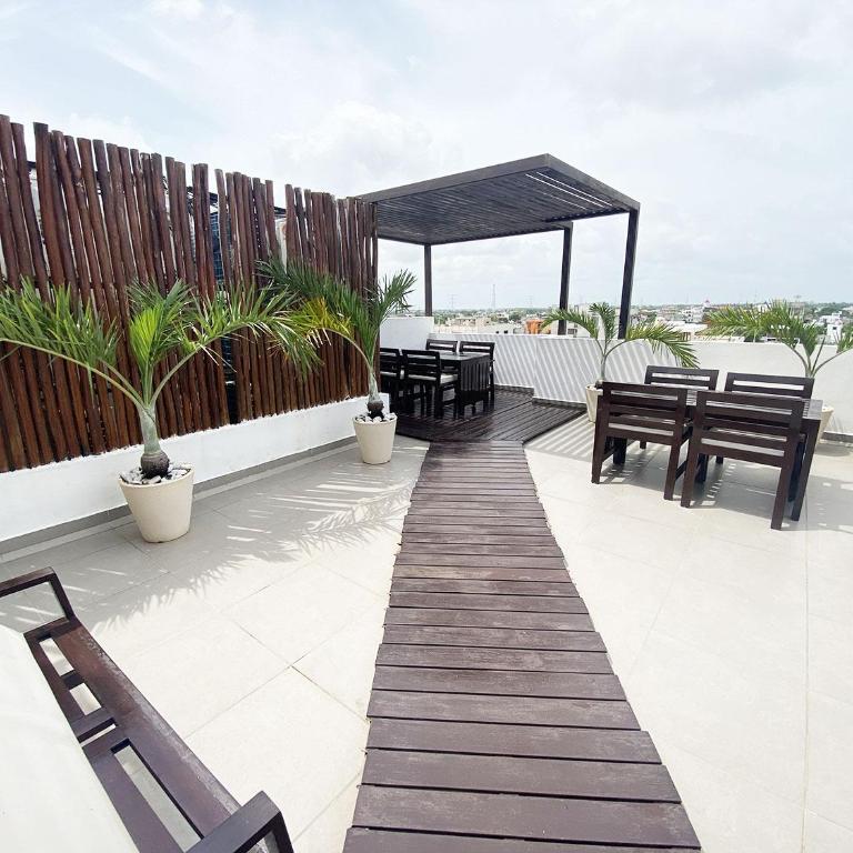 Estudio con rooftop cerca de la playa y 5ta av - Studio Apartment with King Bed - 23