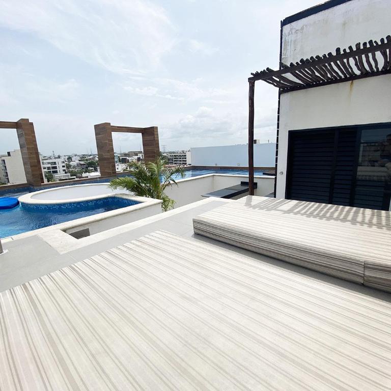 Estudio con rooftop cerca de la playa y 5ta av - Studio Apartment with King Bed - 18