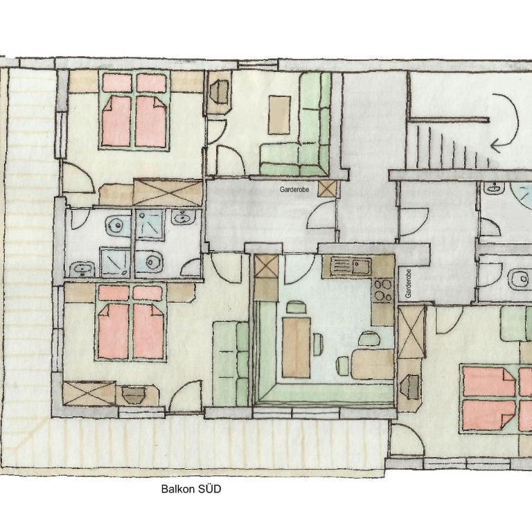 Haus Panorama - Apartment mit 3 Schlafzimmern - 5