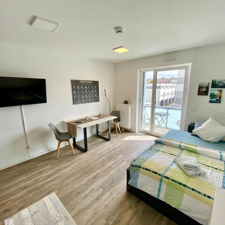 Carefree Mikroapartment inkl. Balkon + Tiefgarage - Apartamento de 1 dormitorio - 4