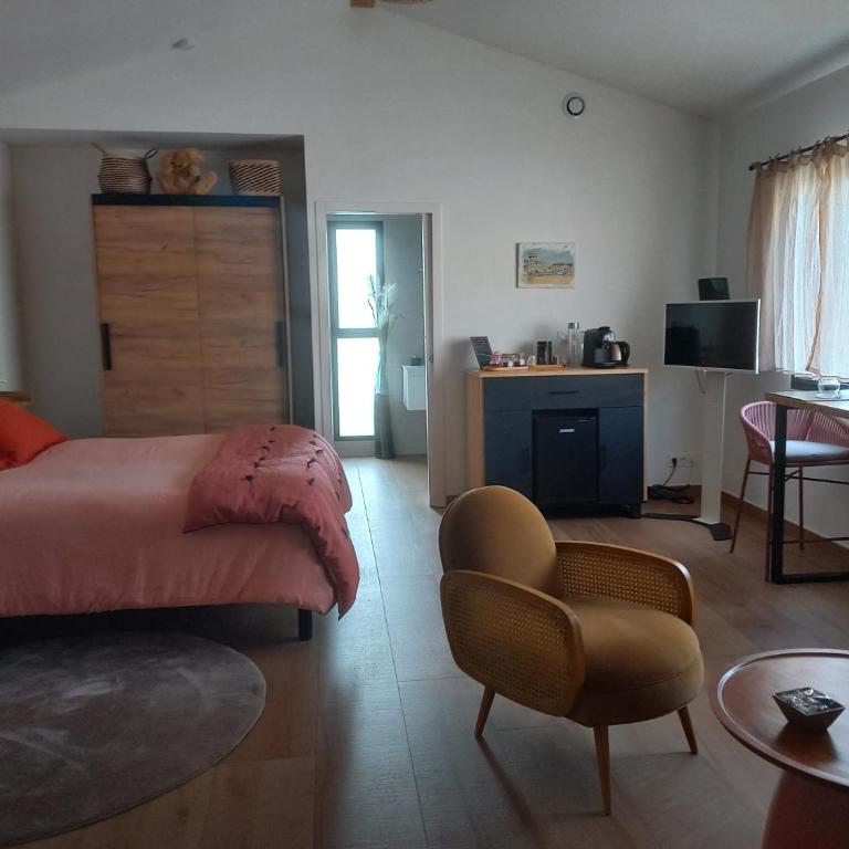 La lagune aux oiseaux - Chambre Double avec Salle de Bains Privative - 2