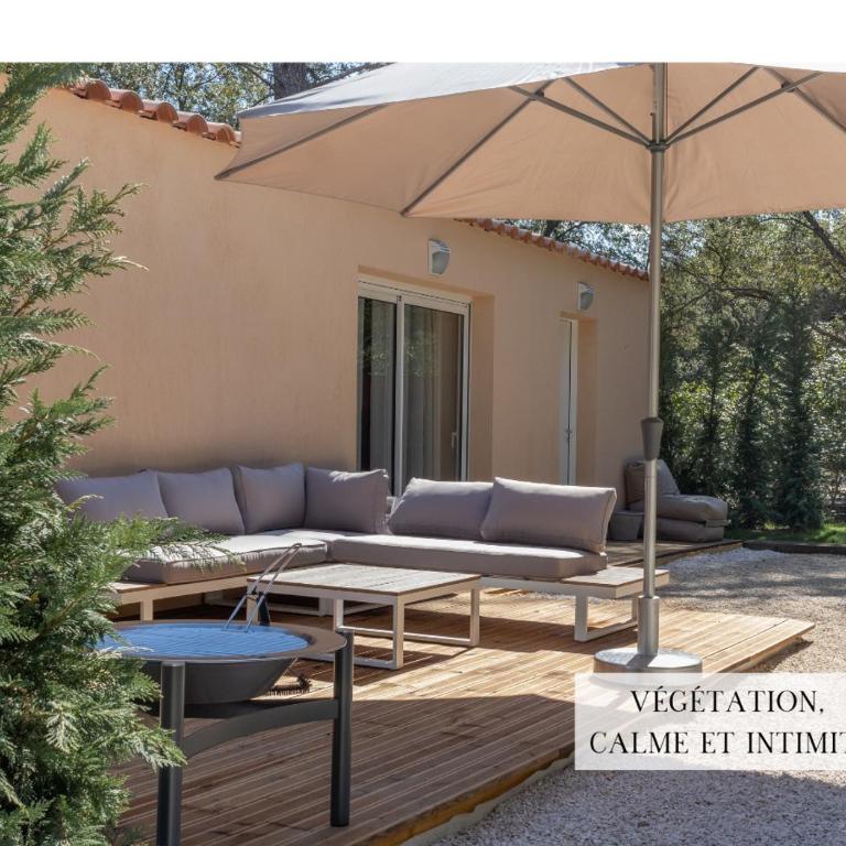 Villa 2pers Lorgues Piscine, Spa, Hammam - Maison 1 Chambre - 11