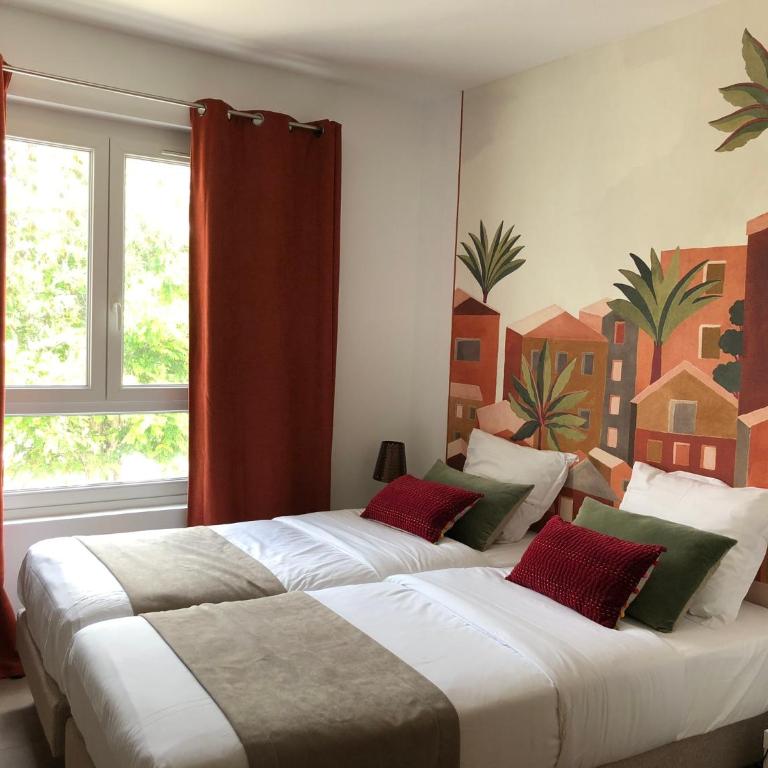 MGH Massilia Green House - Chambre Deluxe Double ou Lits Jumeaux - 1