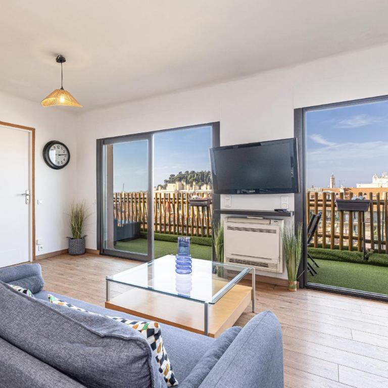 Open Sky Terrace Lage 1 Bdr & Parking - Appartement - Vue sur Ville - 3