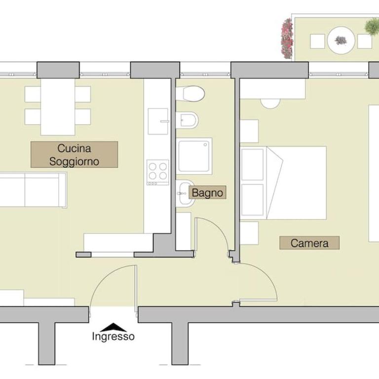 Perugia VistaDaMè - Appartamento con 1 Camera da Letto - 13