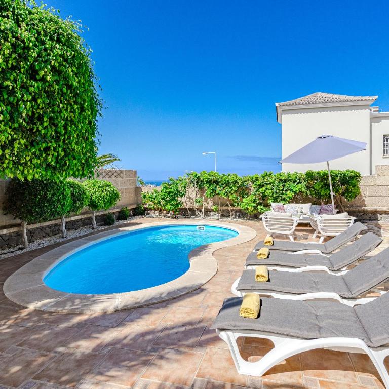 Villa con piscina en Madroñal Fañabe, Costa Adeje - Villa - 31