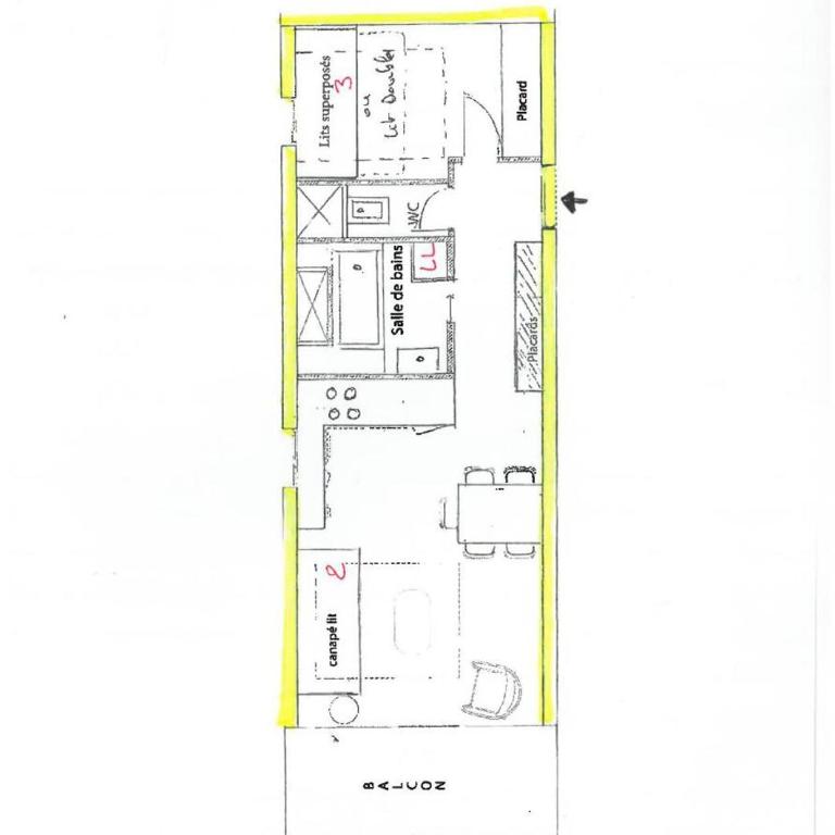 Résidence Le Genevrier - Très joli appartement 2 pièces en plein centre de Méribel dans une résidence calme MAE-0814 - Appartement - 16