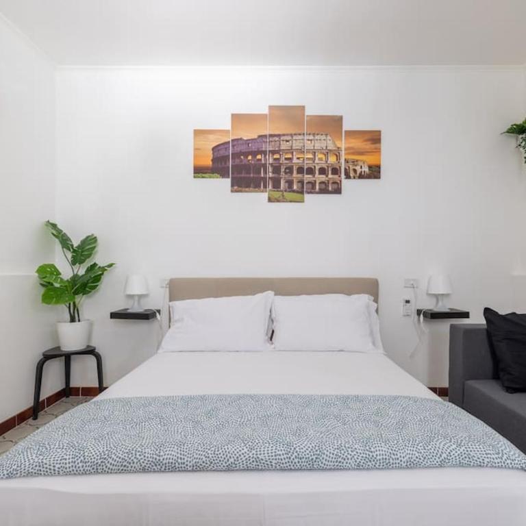 Casa Gemelli - Metro per il centro di Roma - - Appartamento con 1 Camera da Letto - 7