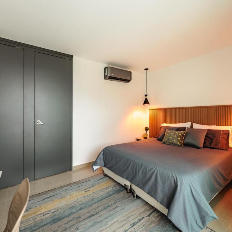 Blux Apartments Medellin - Apartamento de 1 dormitorio con balcón y vistas a la montaña - 15