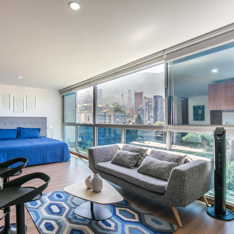 Blux Apartments Medellin - Apartamento de 1 dormitorio con vistas a la ciudad - 5