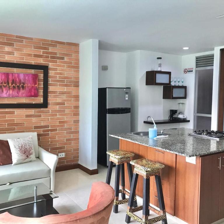 Blux Apartments Medellin - Apartamento de 1 dormitorio con balcón y vistas a la montaña - 4