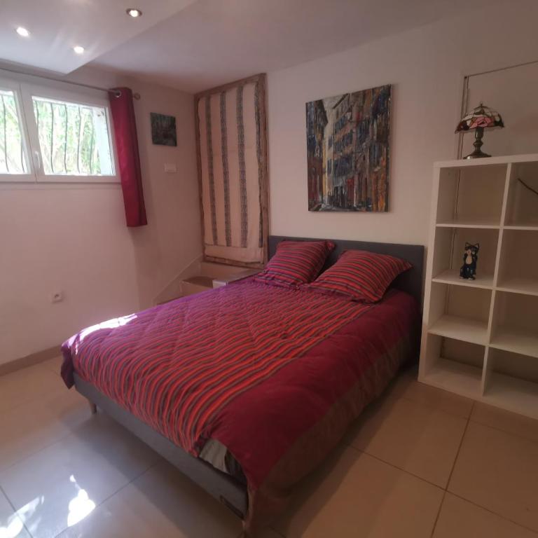 Bas de villa avec jardin, piscine et jacuzzi - Maison 2 Chambres - 13