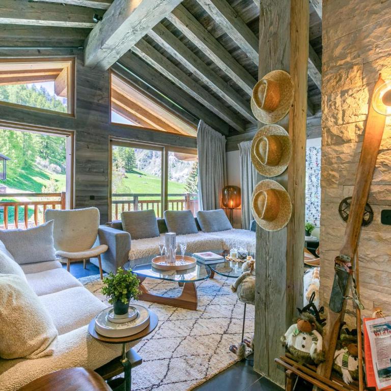 Luxueux 5 pièces avec cheminée, balcon panoramique, proche des pistes - Val-d'Isère - FR-1-694-108 - Appartement - 8