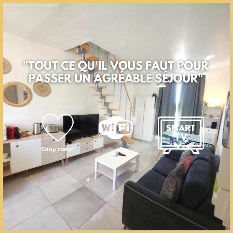 Escale Chic - Un duplex plein de style à Toulon - Appartamento con 1 Camera da Letto - 1
