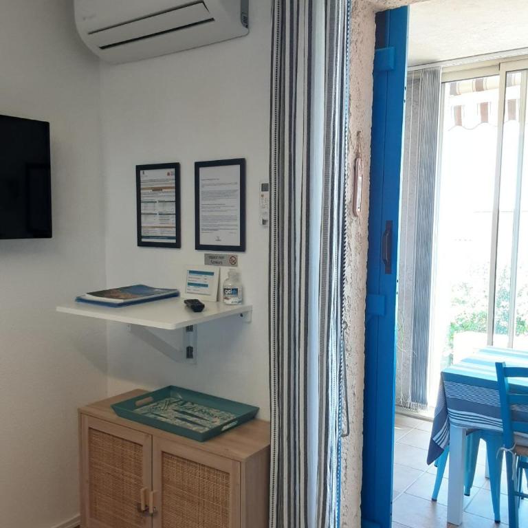 "TI SABLE" Agréable studio climatisé, Jolie Vue Mer, Piscine à Cavalaire sur Mer Golfe de St-Tropez - Appartement - Vue sur Mer - 29