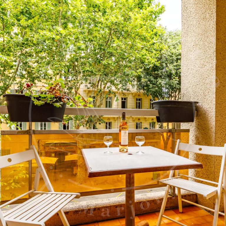 Charmant Studio au Mourillon Balcon, Wi-Fi, Clim - Apartment mit 1 Schlafzimmer - 9