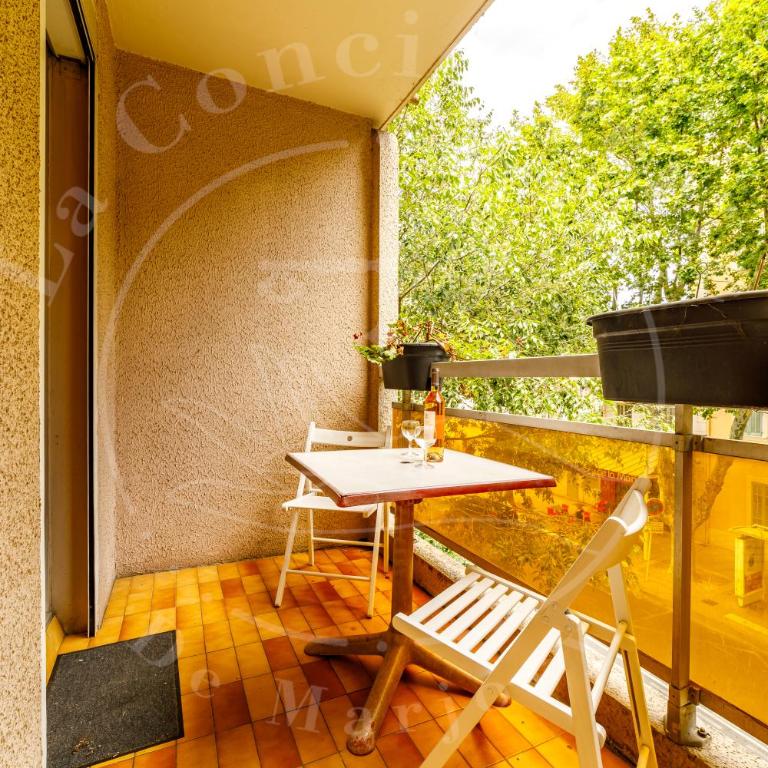 Charmant Studio au Mourillon Balcon, Wi-Fi, Clim - Apartment mit 1 Schlafzimmer - 2