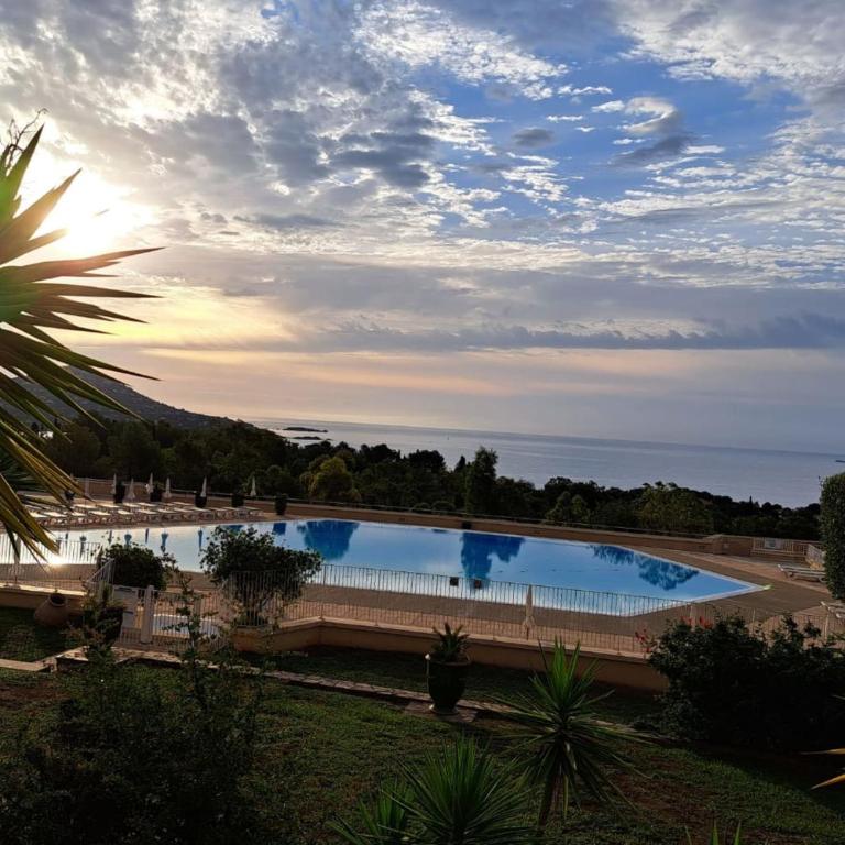 Cap Esterel en famille - 2pièces vue mer jardin piscine clim parking inclus - Apartamento - 47