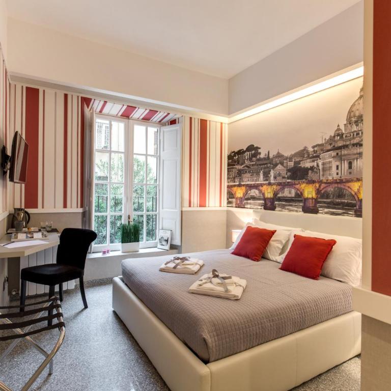 Grand Tour Rome Suites - Liberty Collection - Camera Deluxe Matrimoniale/Doppia con Letti Singoli - 11