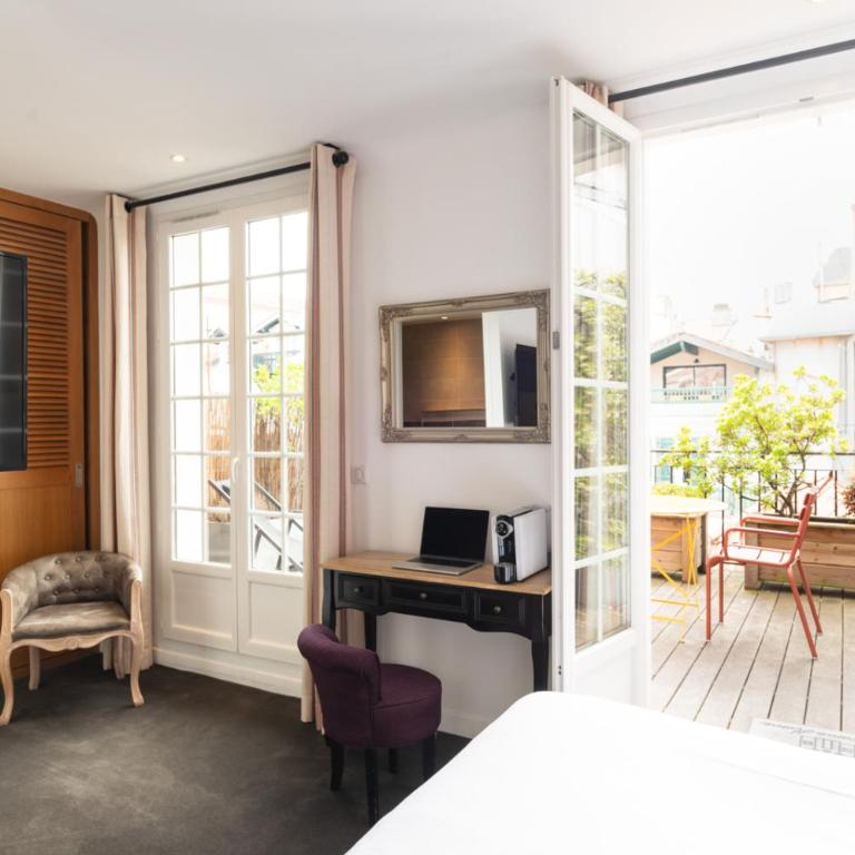 Boutique Hôtel Txoko - Chambre Double ou Lits Jumeaux avec Terrasse - 7